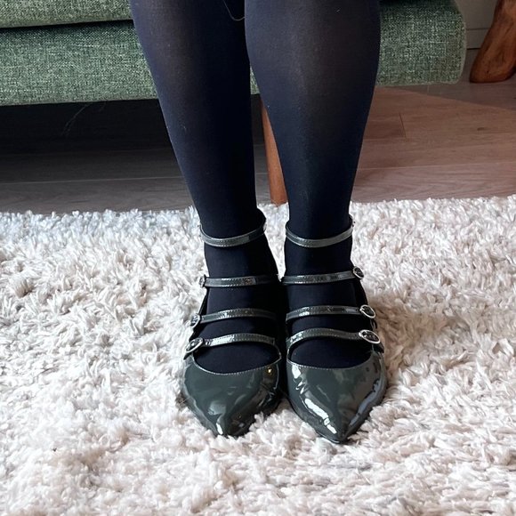 Pierluigi Baleani multi strap ballet flats - Picture 2 of 3